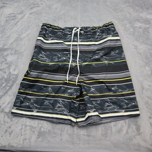 Liquid Wave Shorts Mens XL Multicolor Drawstring Pocket Polyester Board Shorts